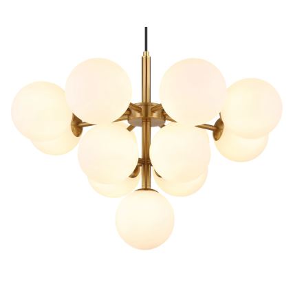 Globo - Lampadario a sospensione con filo 13xG9/5W/230V diametro 56 cm oro