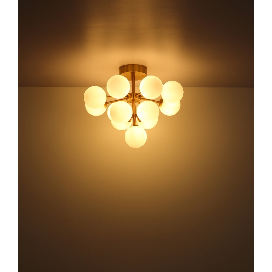 Globo - Lampadario a plafone 13xG9/5W/230V diametro 56 cm oro