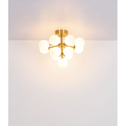 Globo - Lampadario a plafone 13xG9/5W/230V diametro 56 cm oro