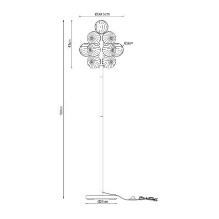 Globo - Lampada da terra 13xG9/4W/230V