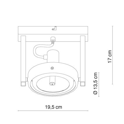 Globo 5645-1 - Faretto KURIANA 1xG9/52W/230V