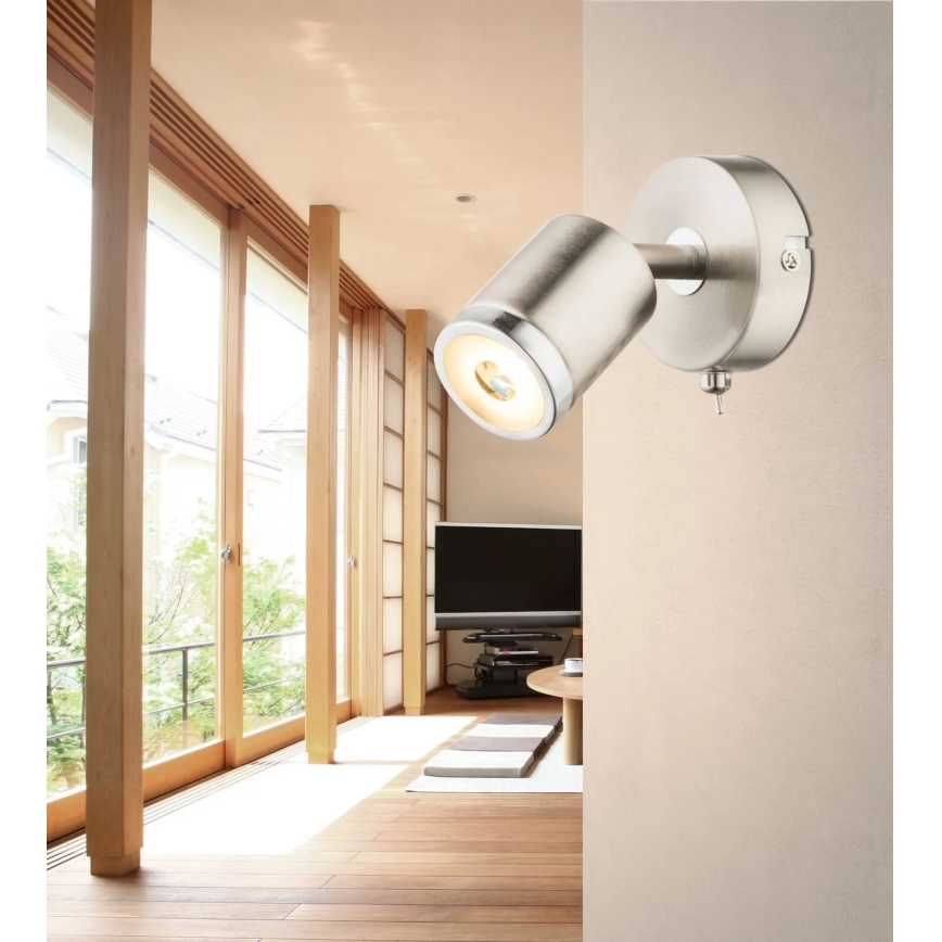 Globo - Faretto da parete LED/4W/230V