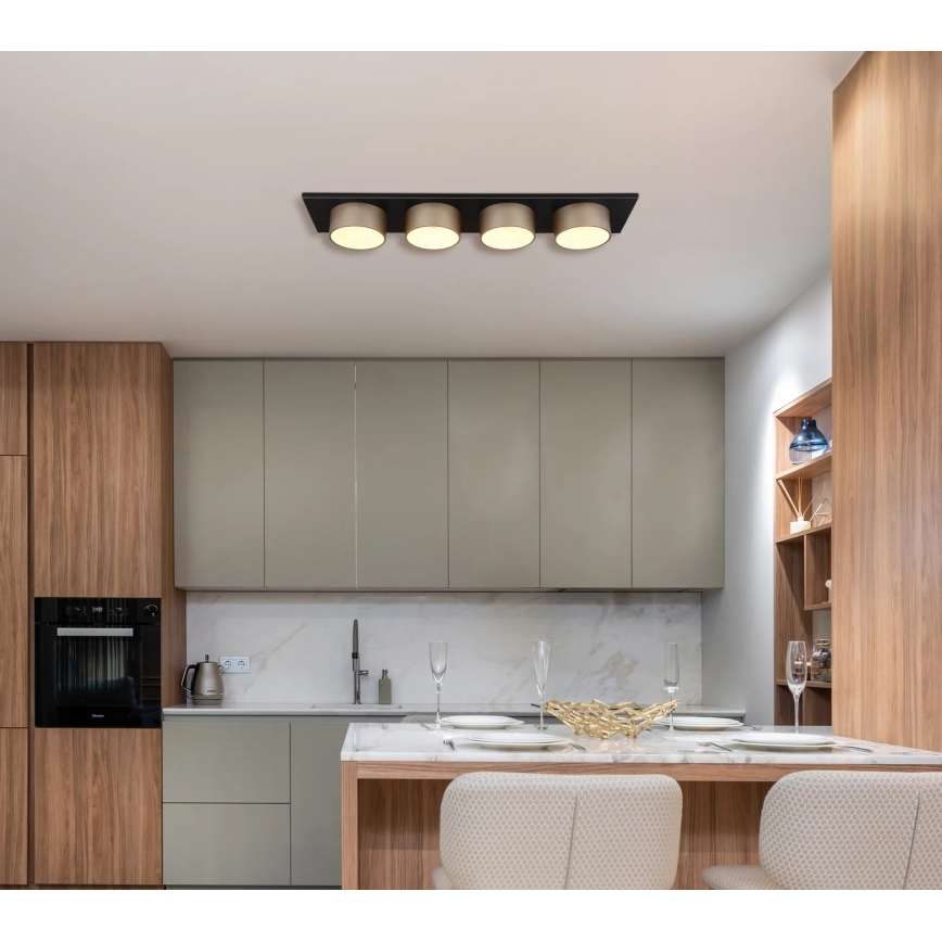 Globo - Plafoniera LED/40W/230V 3000K 86x20 cm beige