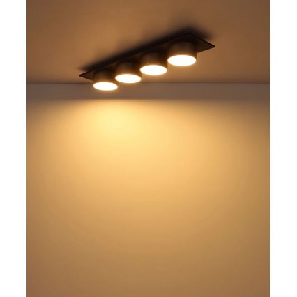 Globo - Plafoniera LED/40W/230V 3000K 86x20 cm beige