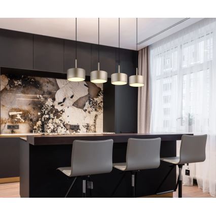 Globo - Lampada a sospensione LED su cavo LED/40W/230V 3000K ottone