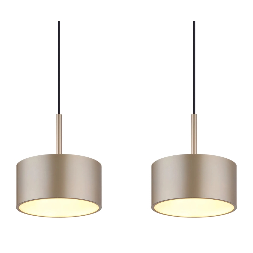 Globo - Lampada a sospensione LED su cavo LED/40W/230V 3000K ottone