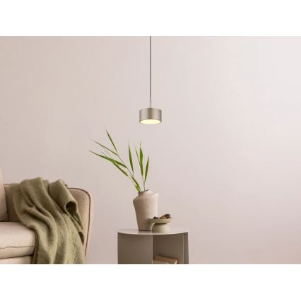 Globo - Lampadario LED a sospensione con cavo LED/12W/230V 3000K diam. 15 cm beige