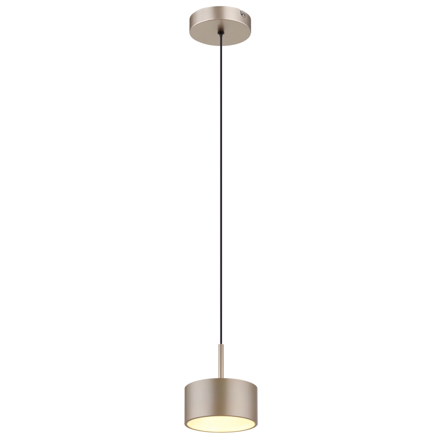 Globo - Lampadario LED a sospensione con cavo LED/12W/230V 3000K diam. 15 cm beige