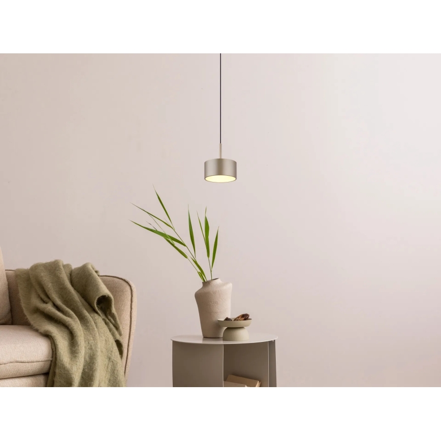 Globo - Lampadario a sospensione con cavo LED/12W/230V 3000K Ø 15 cm ottone