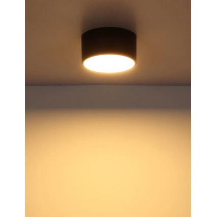 Globo - Plafoniera LED/12W/230V 3000K Ø 15 cm, nero