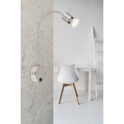 Globo - Lampada flessibile 1xGU10/35W/230V