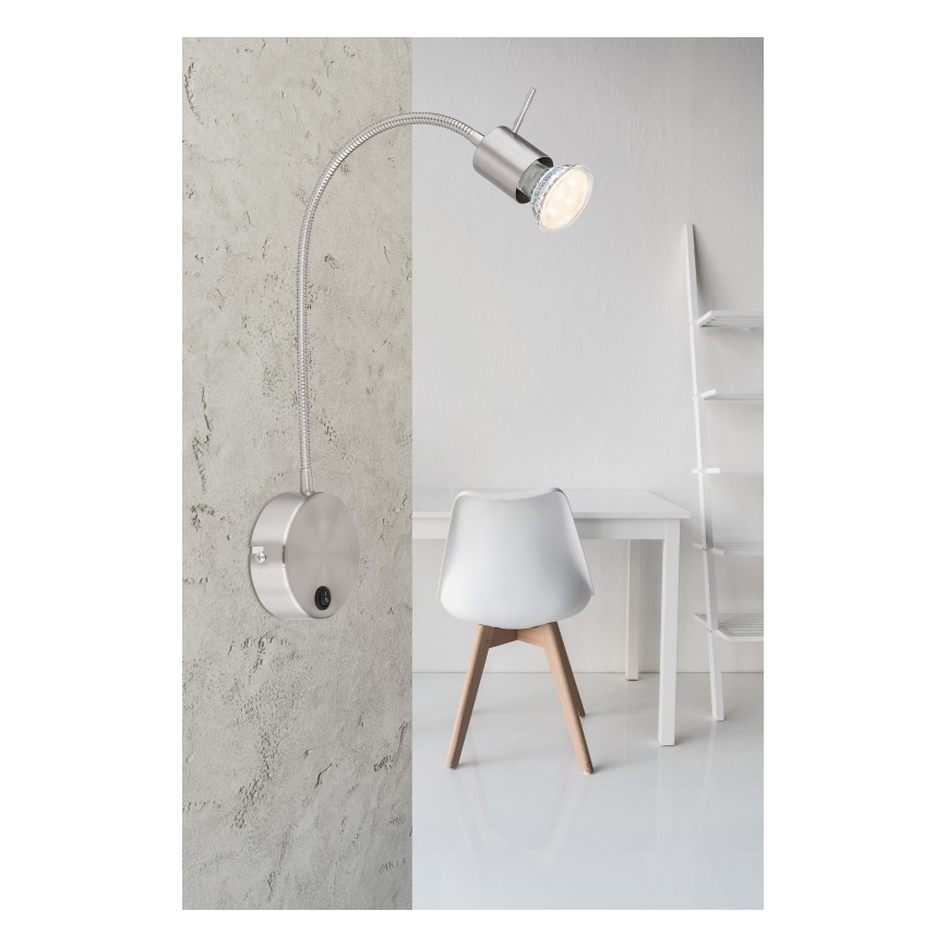 Globo - Lampada flessibile 1xGU10/35W/230V