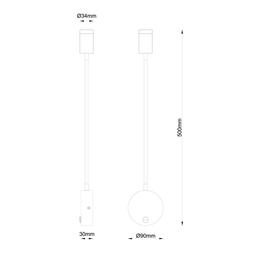 Globo - Lampada LED flessibile LED/3W/230V