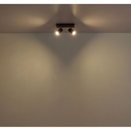 Globo - Faretto 2xGU10/25W/230V nero