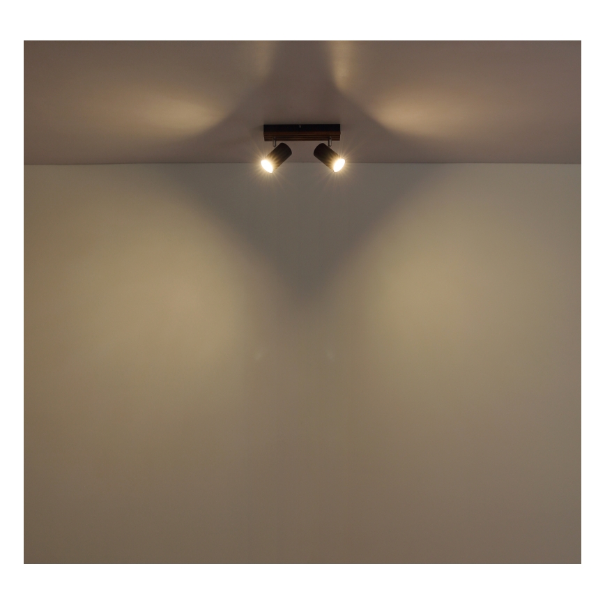 Globo - Faretto 2xGU10/25W/230V nero