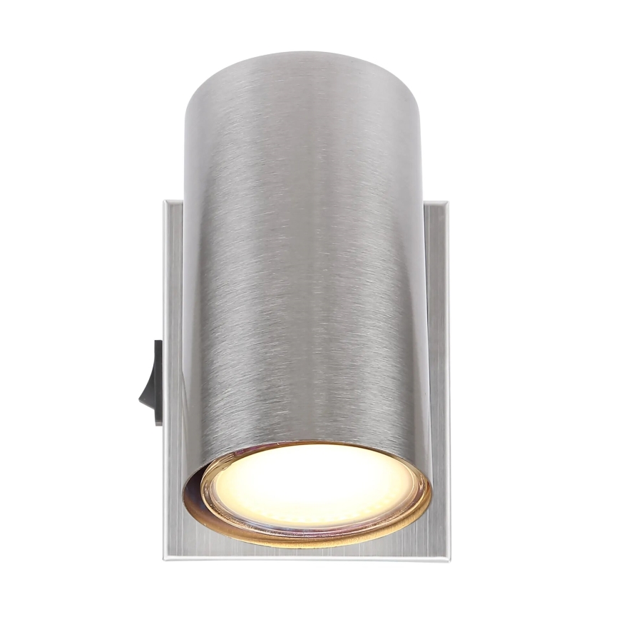 Globo - Faretto da parete 1xGU10/25W/230V cromo opaco