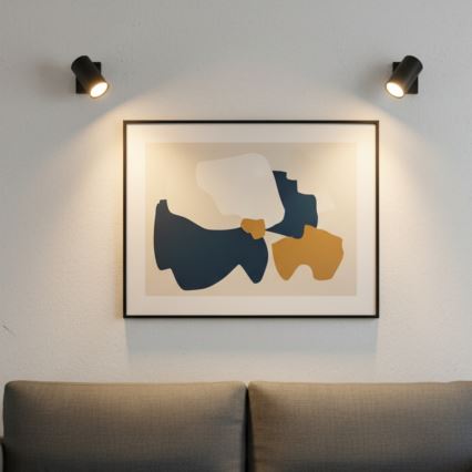 Globo - Faretto da parete 1xGU10/25W/230V nero