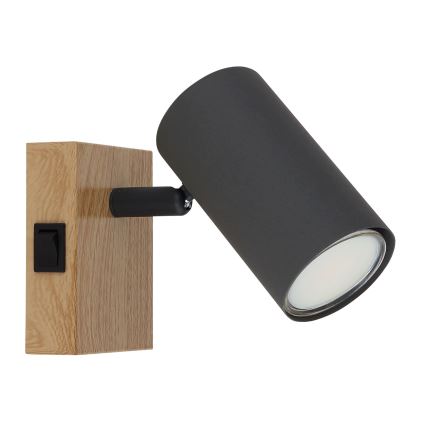 Globo - Faretto da parete 1xGU10/25W/230V grigio/marrone
