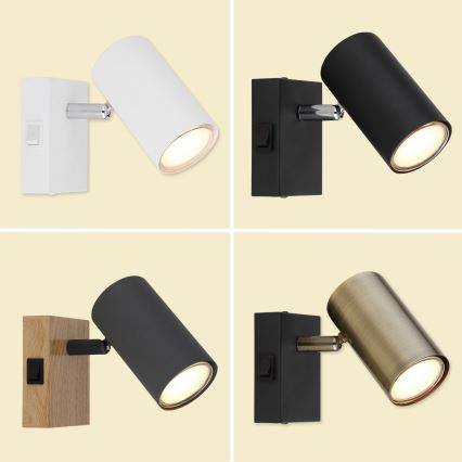 Globo - Faretto da parete 1xGU10/25W/230V oro