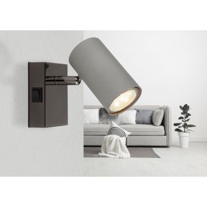 Globo - Faretto da parete 1xGU10/25W/230V