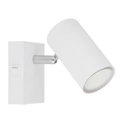 Globo - Faretto da parete 1xGU10/25W/230V bianco