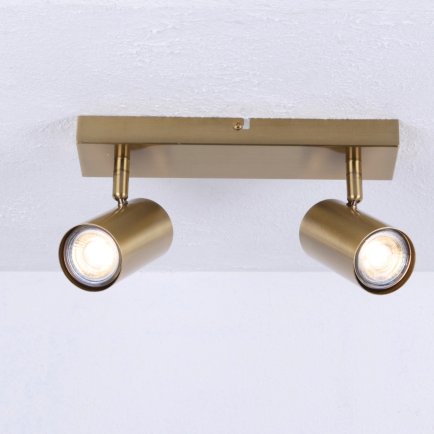 Globo - Faretto 2xGU10/35W/230V oro