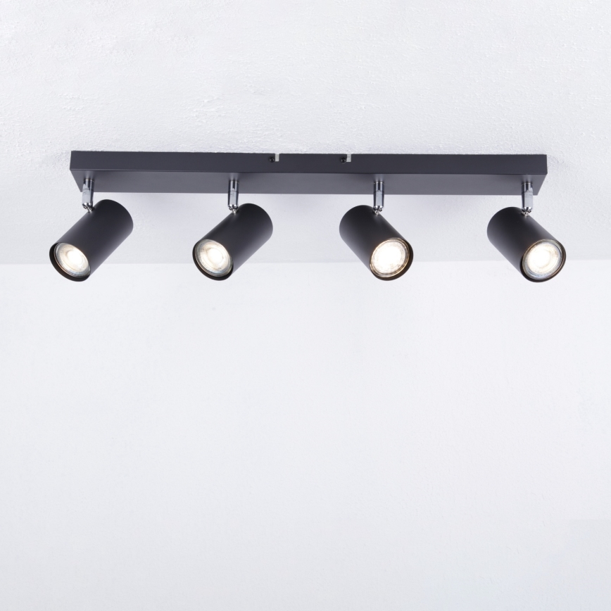 Globo - Faretto 4xGU10/35W/230V nero