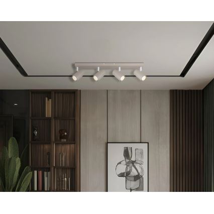 Globo - Plafoniera con 4 faretti GU10/35W/230V beige