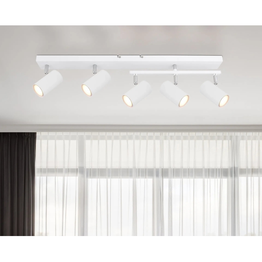 Globo - Faretto 5xGU10/35W/230V bianco