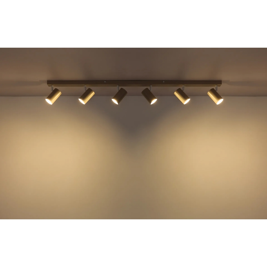 Globo - Plafoniera con 6xGU10/35W/230V, beige