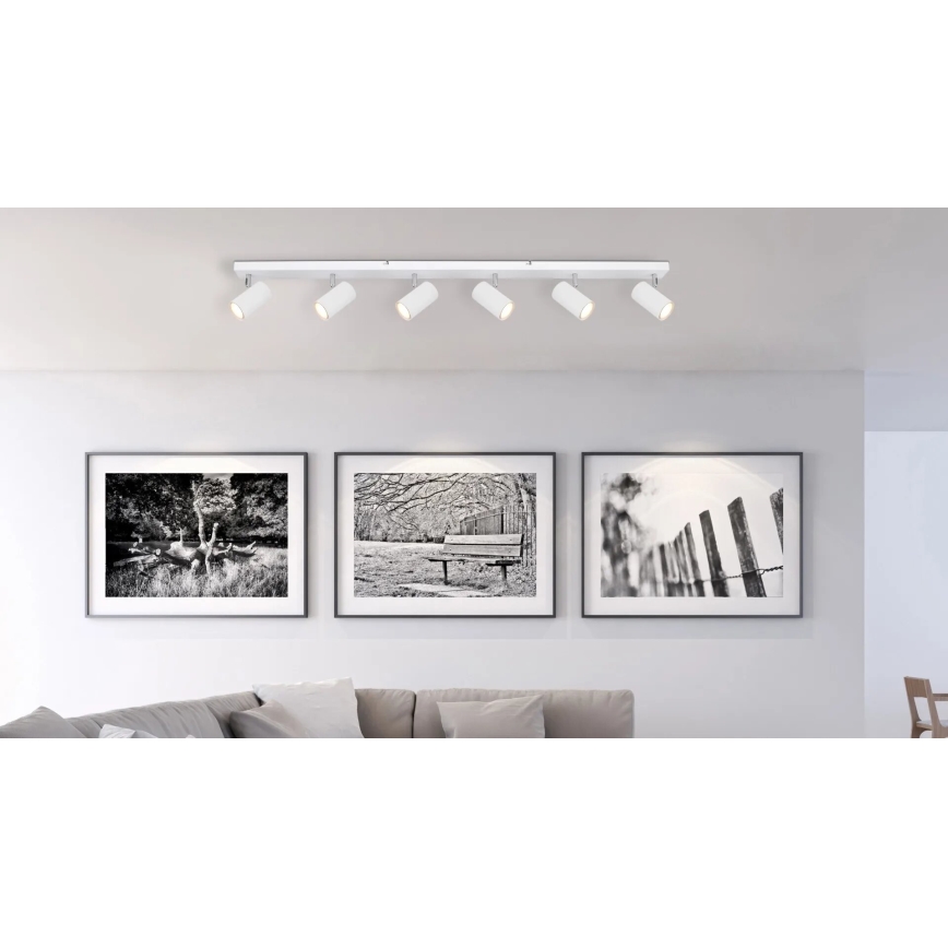 Globo - Faretto 6xGU10/35W/230V bianco