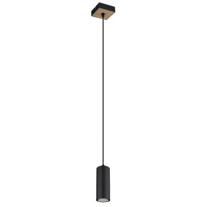 Globo - Lampadario a sospensione con filo 1xGU10/35W/230V nero/marrone