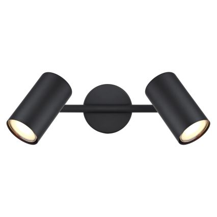 Globo - Faretto 2xGU10/25W/230V nero