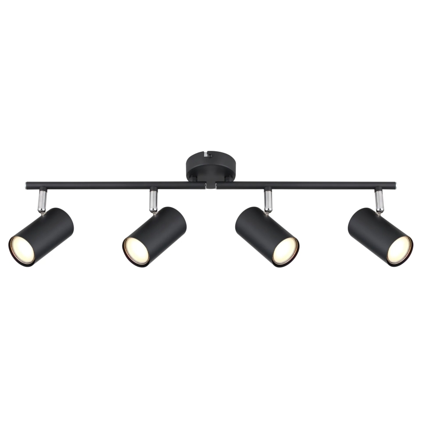 Globo - Faretto 4xGU10/25W/230V nero