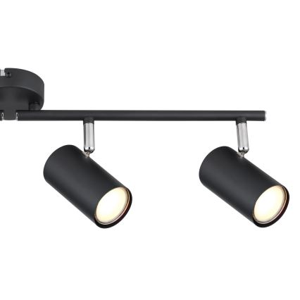 Globo - Faretto 4xGU10/25W/230V nero