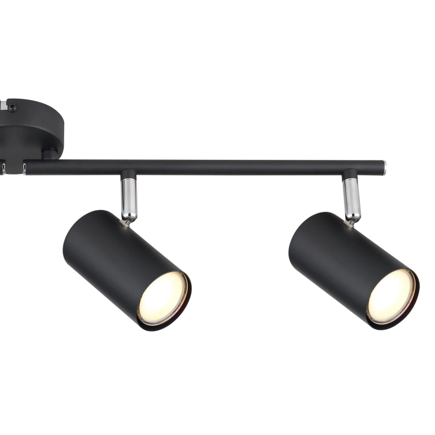 Globo - Faretto 4xGU10/25W/230V nero