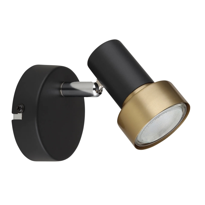 Globo - Faretto da parete 1xGU10/25W/230V nero/oro