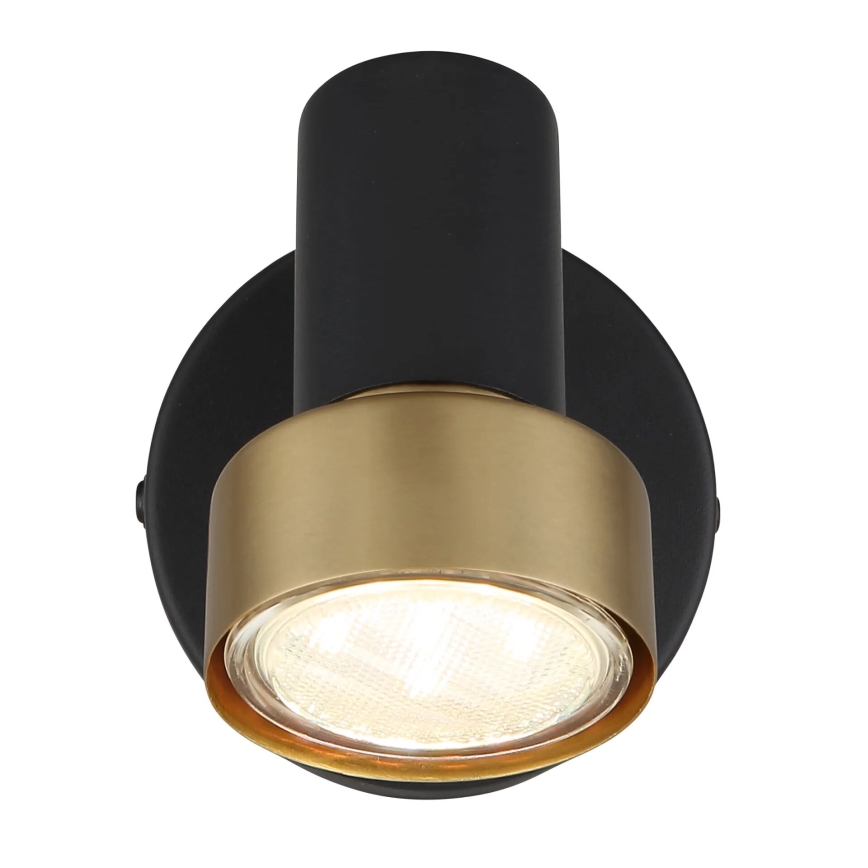Globo - Faretto da parete 1xGU10/25W/230V nero/oro