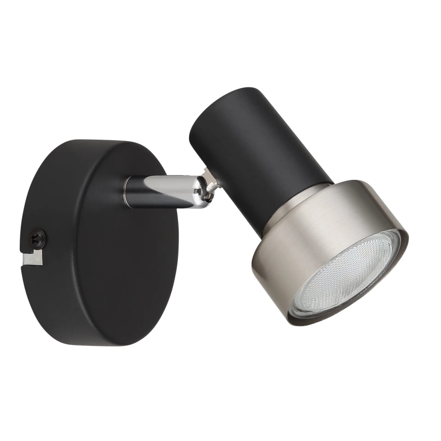Globo - Faretto da parete 1xGU10/25W/230V nero/argento
