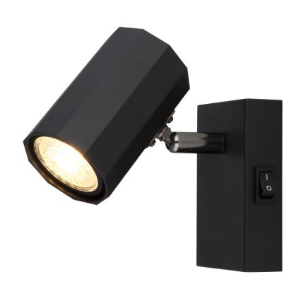 Globo - Faretto da parete 1xGU10/25W/230V nero