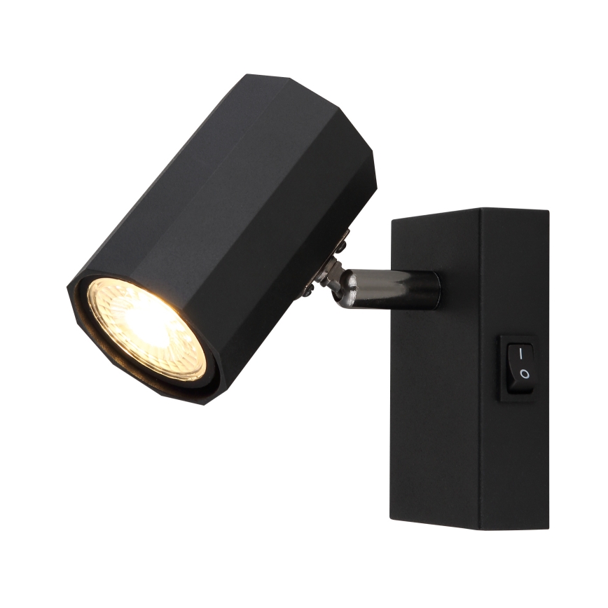Globo - Faretto da parete 1xGU10/25W/230V nero