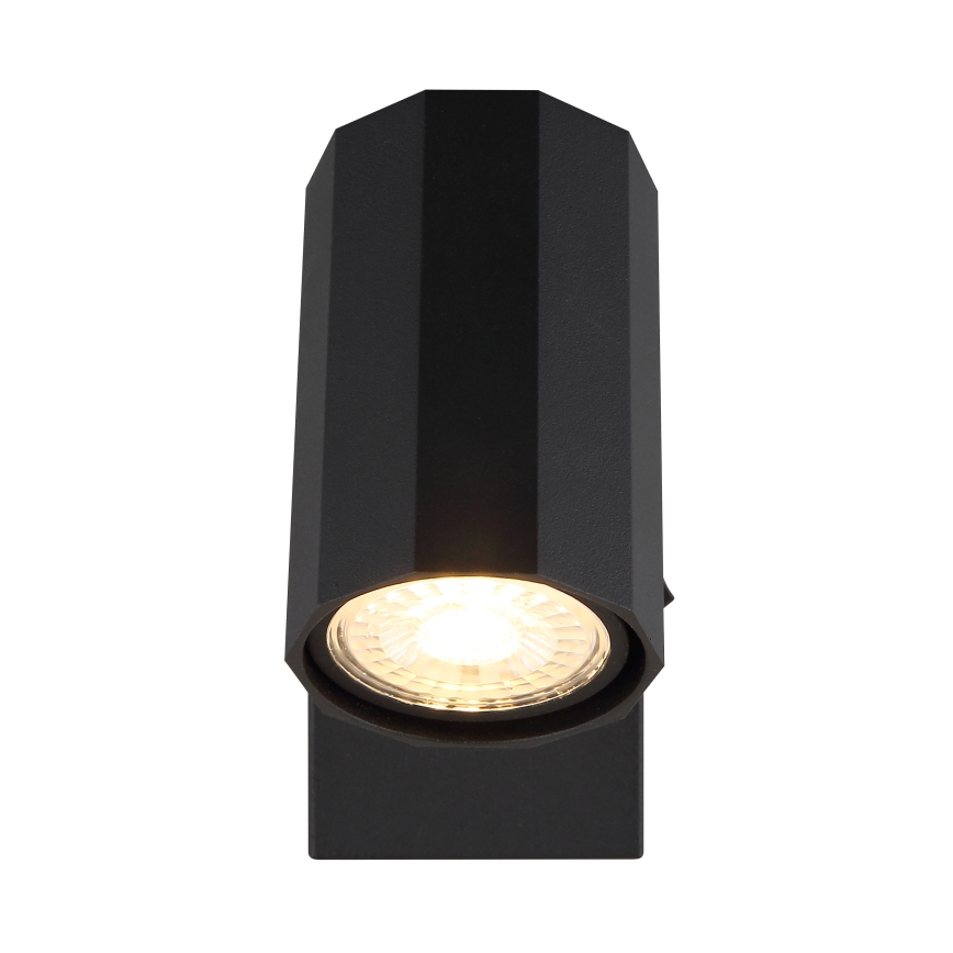 Globo - Faretto da parete 1xGU10/25W/230V nero