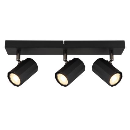 Globo - Faretto 3xGU10/25W/230V nero