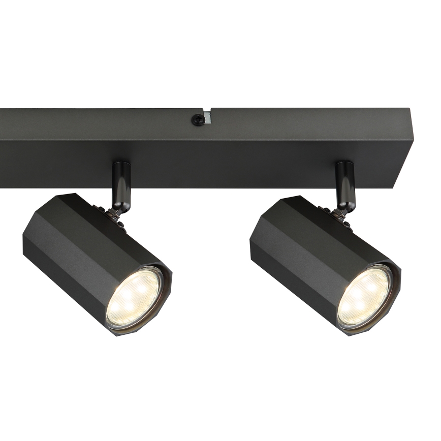 Globo - Faretto 4xGU10/25W/230V nero
