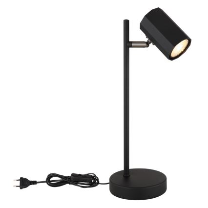 Globo - Lampada da tavolo 1xGU10/5W/230V nero