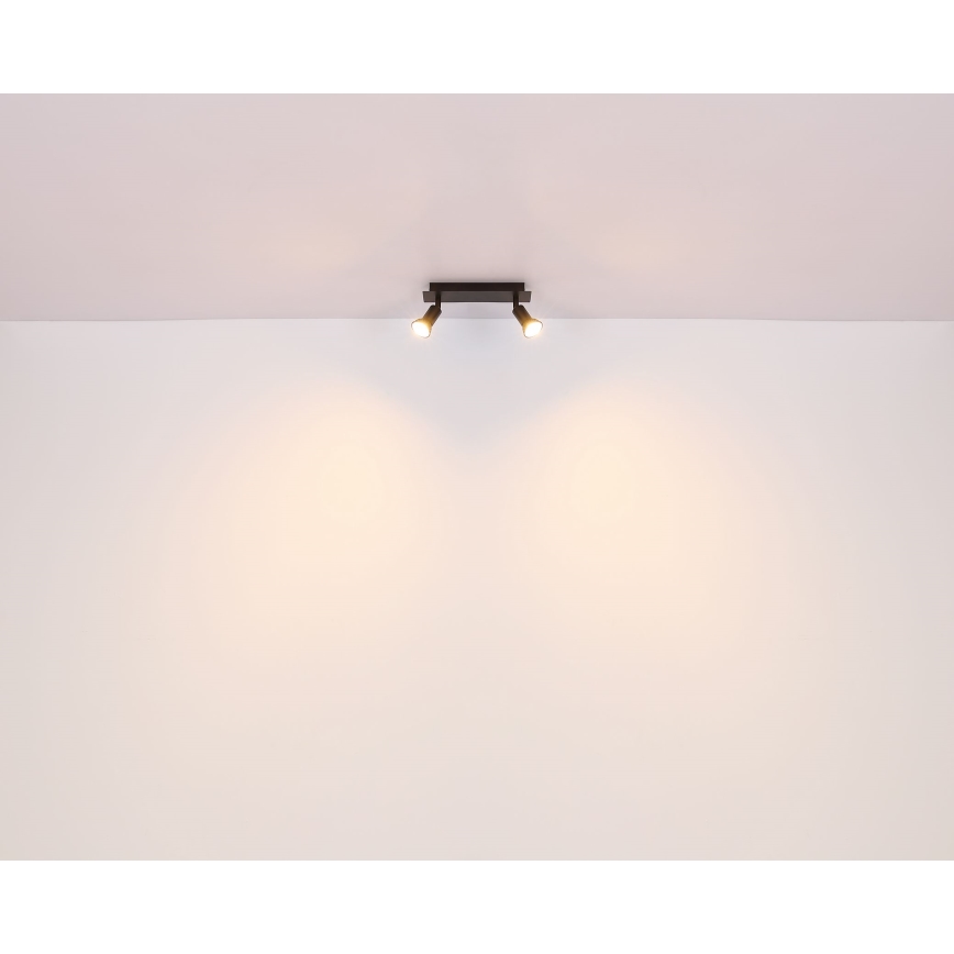Globo - Faretto 2xGU10/35W/230V nero