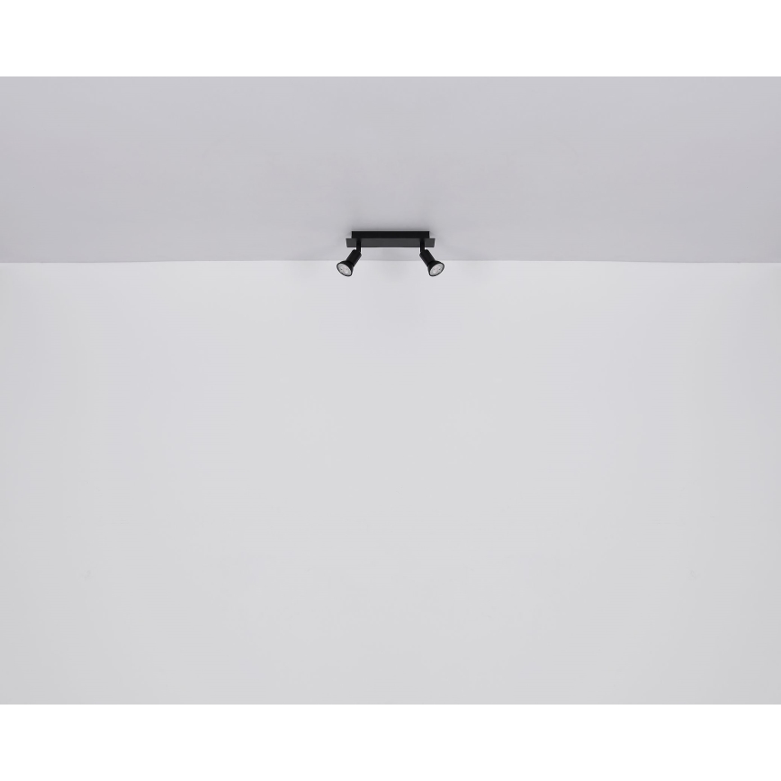 Globo - Faretto 2xGU10/35W/230V nero