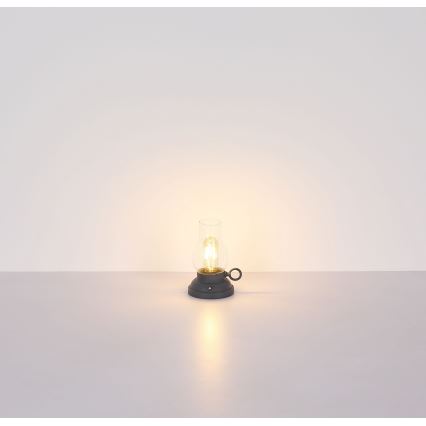 Globo - LED Lampada da tavolo touch ricaricabile e dimmerabile LED/1W/3,7V 1200 mAh antracite