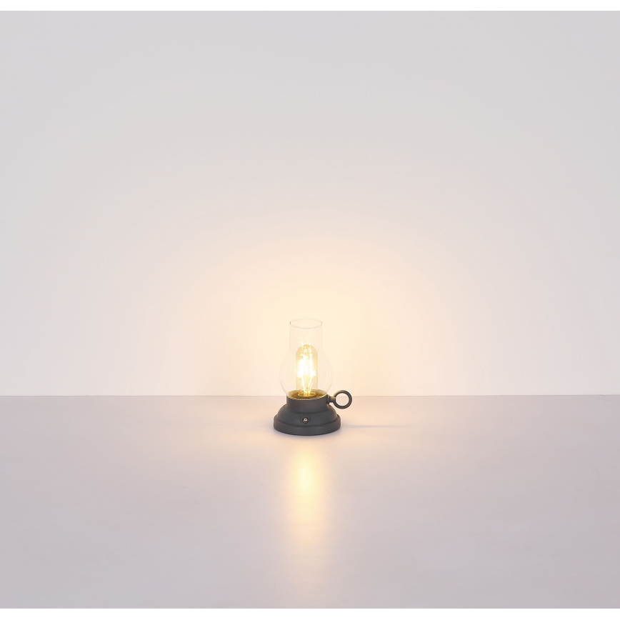 Globo - LED Lampada da tavolo touch ricaricabile e dimmerabile LED/1W/3,7V 1200 mAh antracite