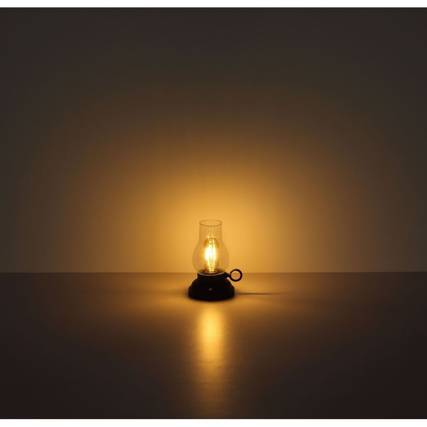 Globo - LED Lampada da tavolo touch ricaricabile e dimmerabile LED/1W/3,7V 1200 mAh verde